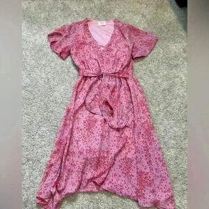 Tie front dress
